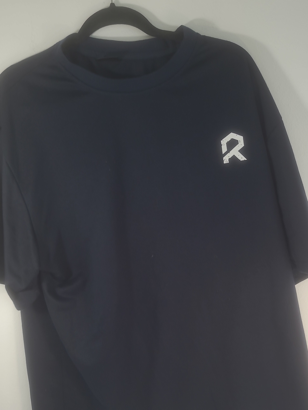 Rambler 1985 Men's Navy Blue Active Short-Sleeve Logo T-Shirt Size 3XL
